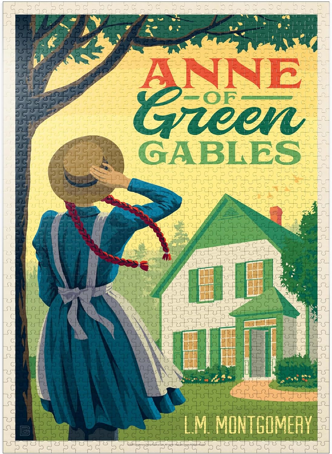 MyPuzzle Anne of Green Gables: Lucy Maud Montgomery - Premium 500 Piece Jigsaw Puzzle for Adults