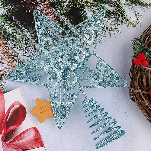 Miniatura 3 de Aneco - Decoración para árbol de Navidad (metal, 10 pulgadas)