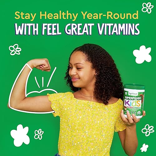 Miniatura 9 de Feel Great Super Greens - Polvo orgánico USDA para apoyar la salud intestinal, reducir la hinchazón, aumentar la inmunidad, promover la piel sana,