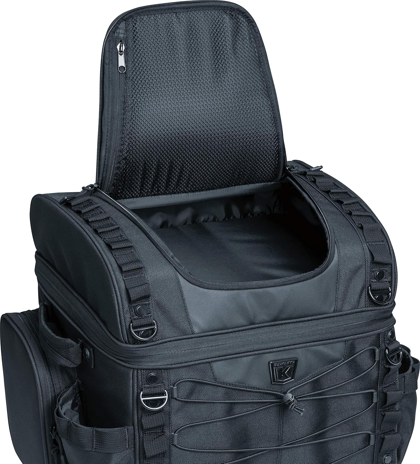 Kuryakyn 5285 Momentum Vagabond Motorcycle Travel Luggage: Weather Resistant Seat/Trunk/Rack Bag with Sissy Bar Straps, Black : Kuryakyn: Automotive