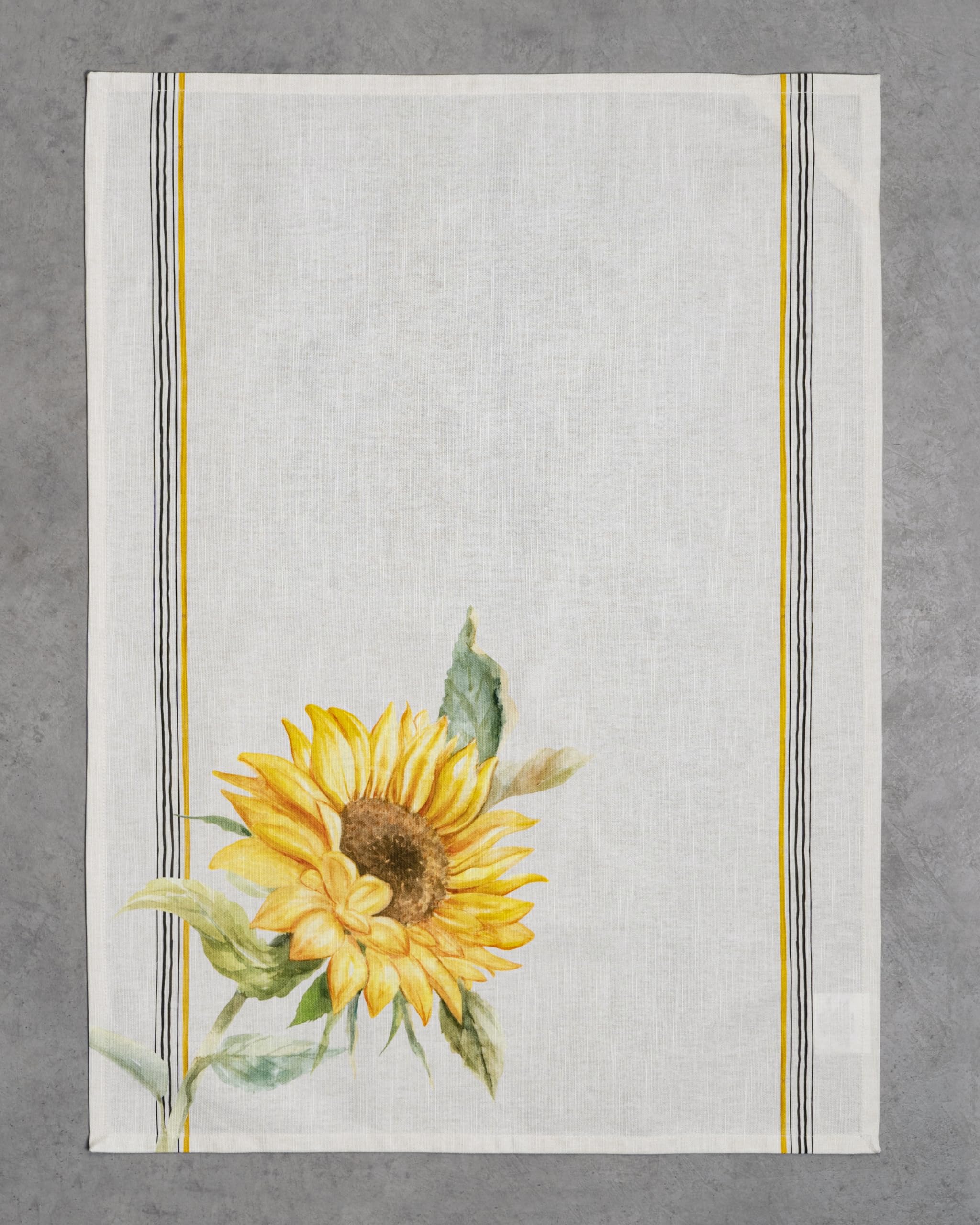 Maison d' Hermine Kitchen Towels Set of 3 100% Cotton 70 CM x 50 CM Reusable Cloth Tea Dish Towels Absorbent with Hanging Loop for Kitchen Dining Gifts for Mothers Day (Citrus) - Image 3