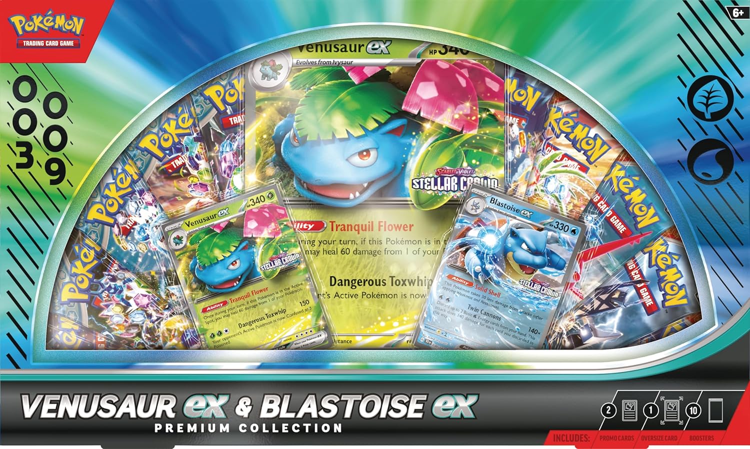 Pokémon TCG: Venusaur ex & Blastoise ex Premium Collection