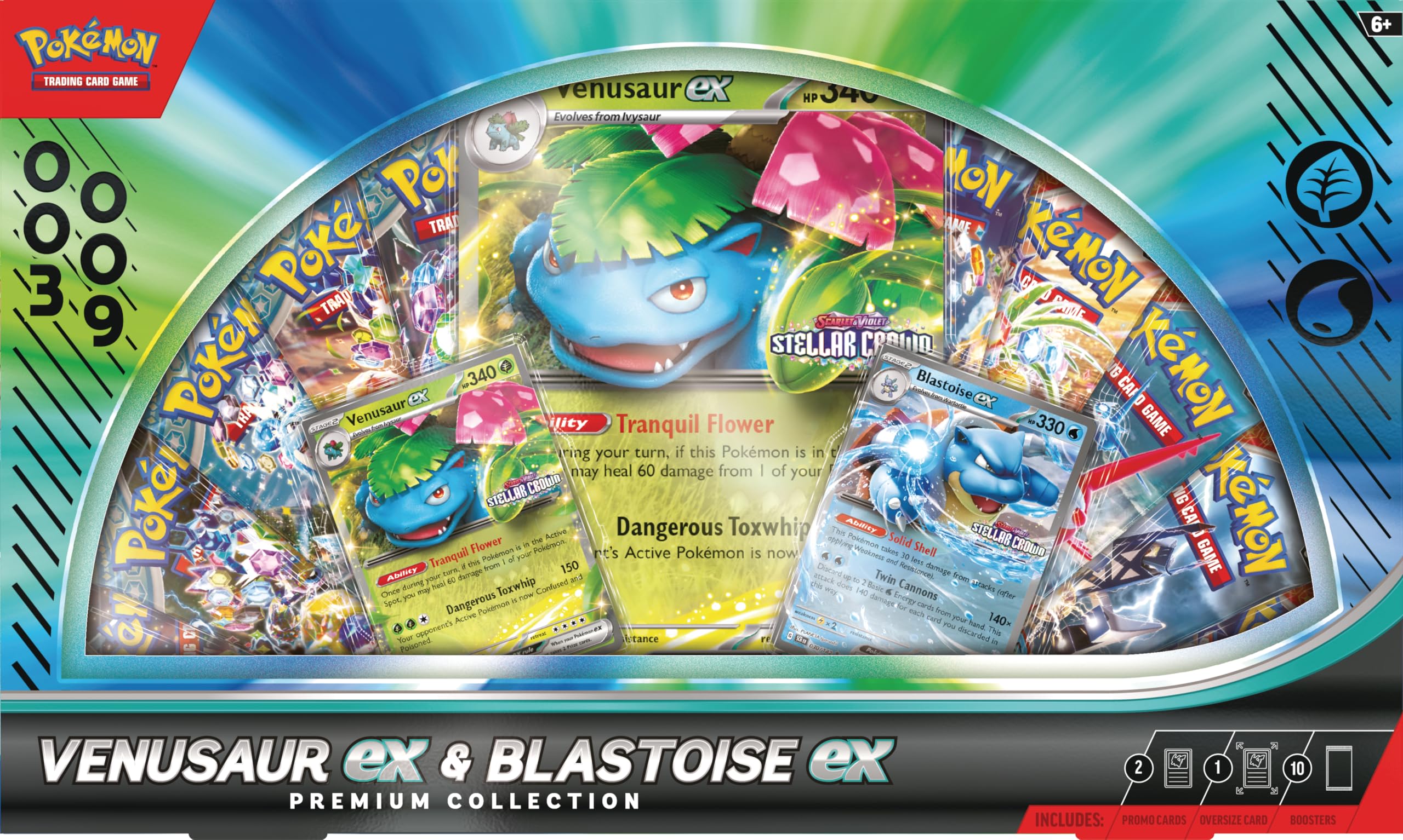 Pokémon TCG: Venusaur ex & Blastoise ex Premium Collection