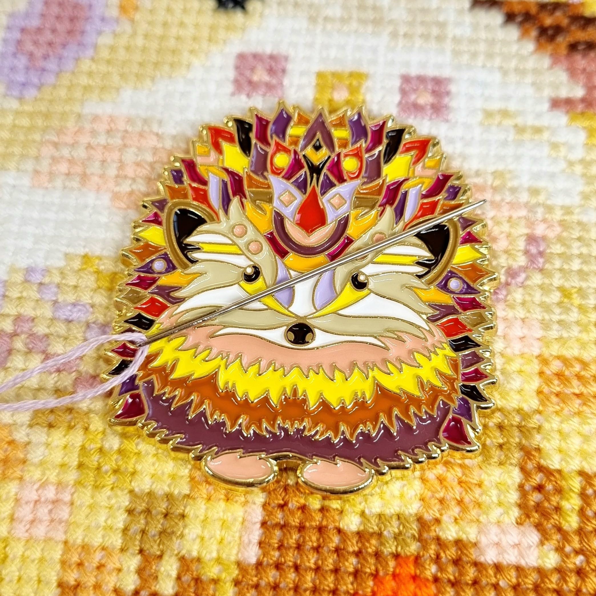 Aiguille Minder Hérisson Meloca pour point de croix et broderie créative