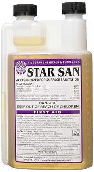 Five star Star San Acid Sanitizer for Surface Sanitation, 32oz