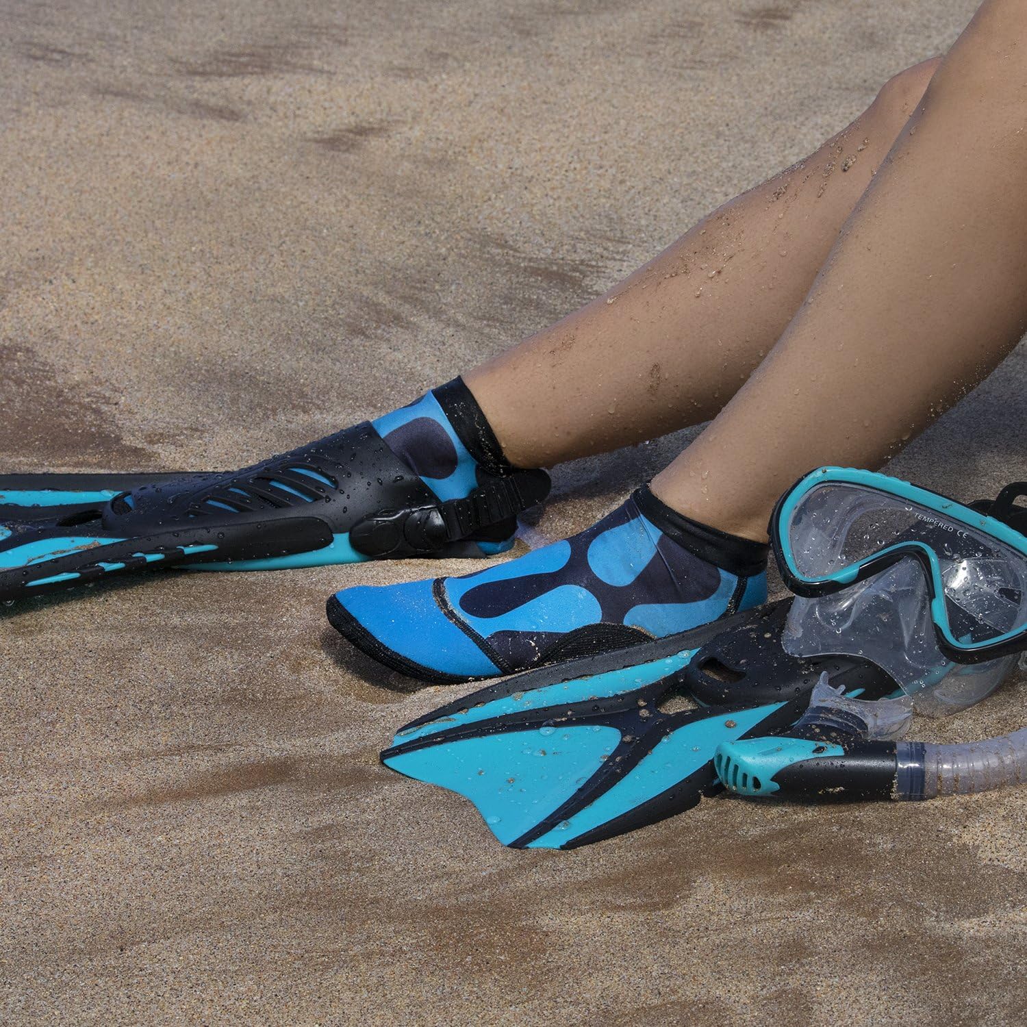 Seavenger SeaSnugs Low-Cut Beach Volleyball Socks Dark Blue Small