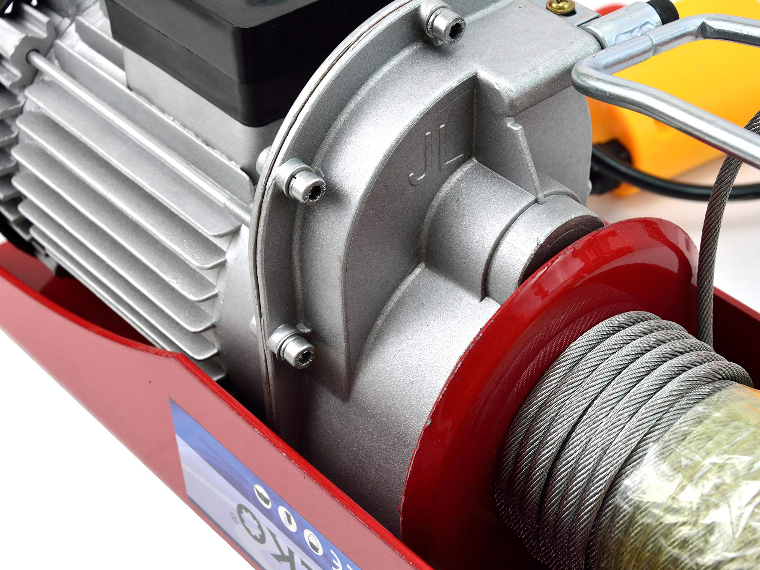 BSD Polipasto Eléctrico - Cabrestante Eléctrico para Taller - 1300W - 400/800kg - 12m