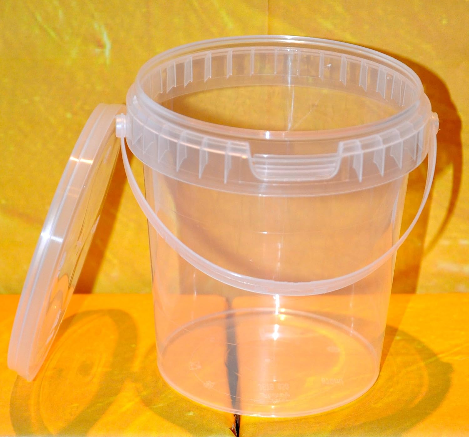 850ml Clear Plastic Tamper Proof Tubs with Handles (75