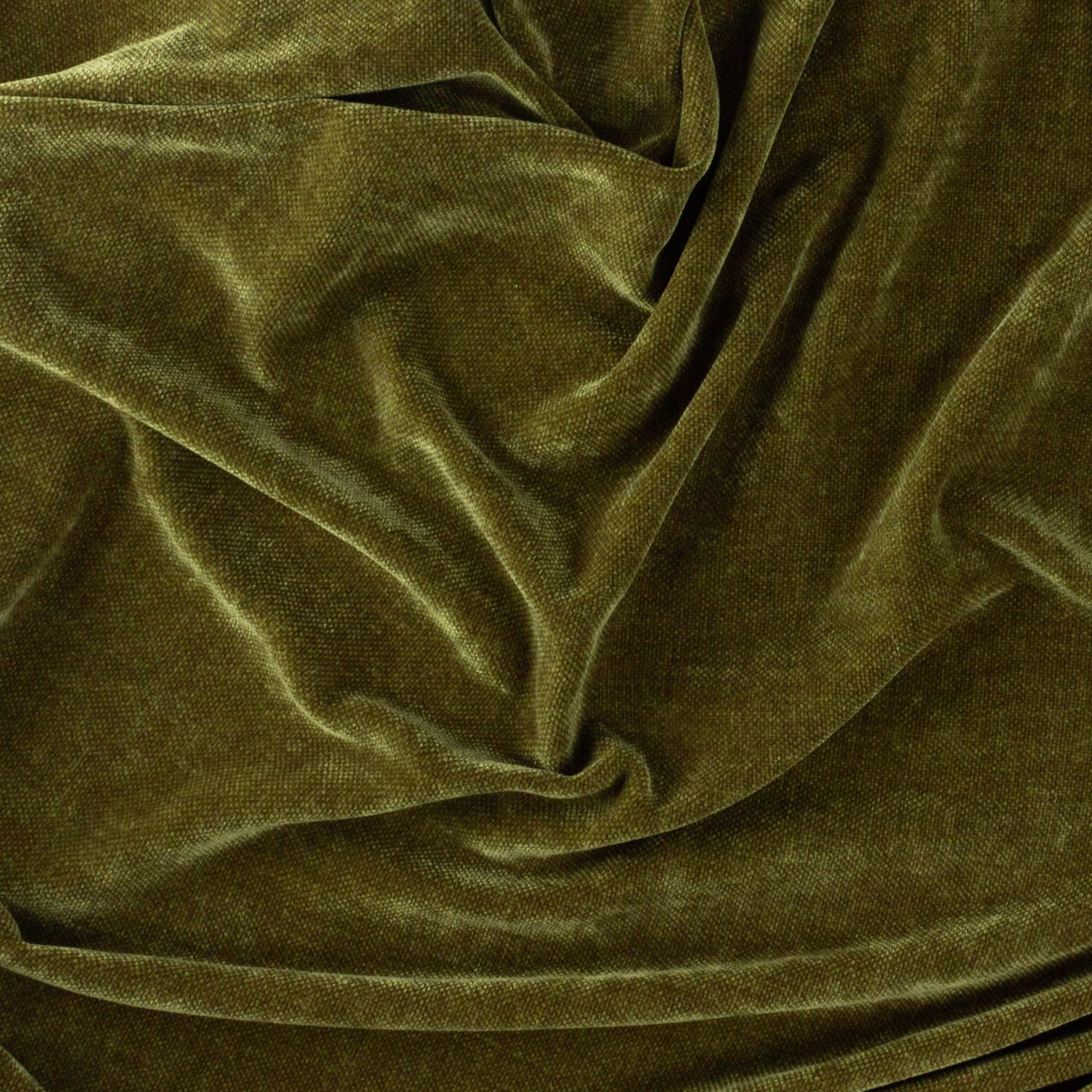 Yard Heavy Chenille Throw – Luxuriöse, weiche Samt-Dekodecke für Bett oder Sofa (Olive – 150x200cm)