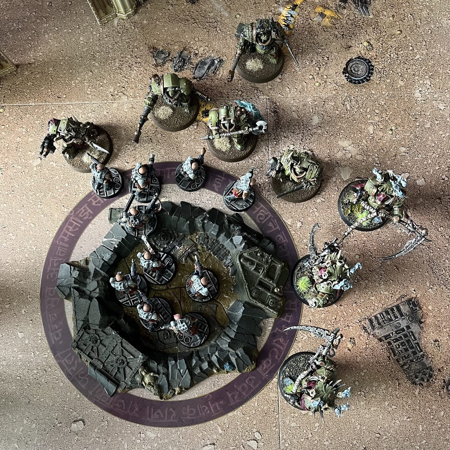 Marcatori Per Obiettivi JustRolling6s - Set 6 Pezzi - Warhammer 40k - Trasparenti Colorati