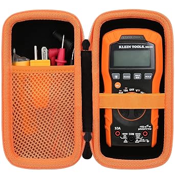 Hard Carrying Case Replacement for Klein Tools MM300/MM400/69355/69149P Electrical Test Kit with Digital Multimeter Temp 600V.