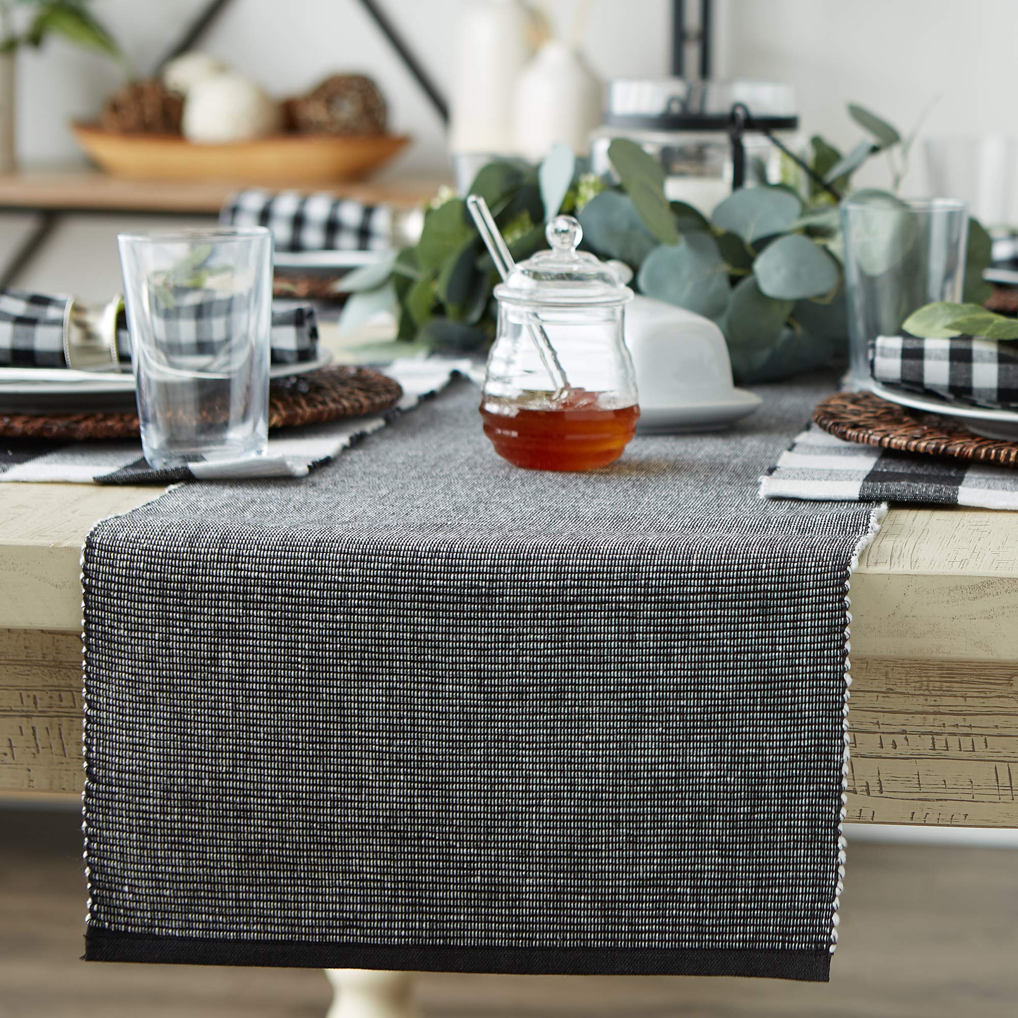 Amazon｜DII ツートンコレクション テーブルトップ テーブルランナー