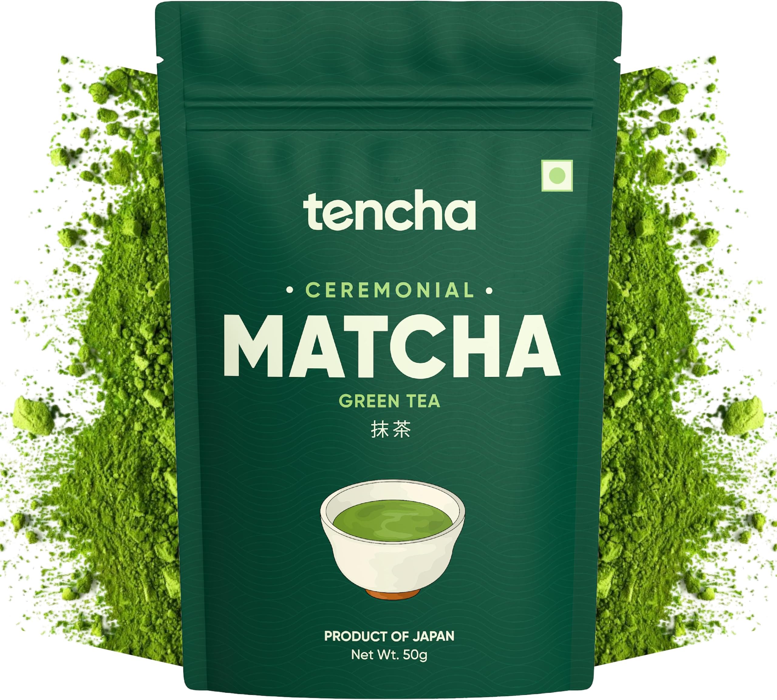 Ceremonial Matcha | Japanese Matcha Green Tea Powder | Sourced from Shizouka, Japan | Vegan | No Artificial Sweeteners | 50 GM,