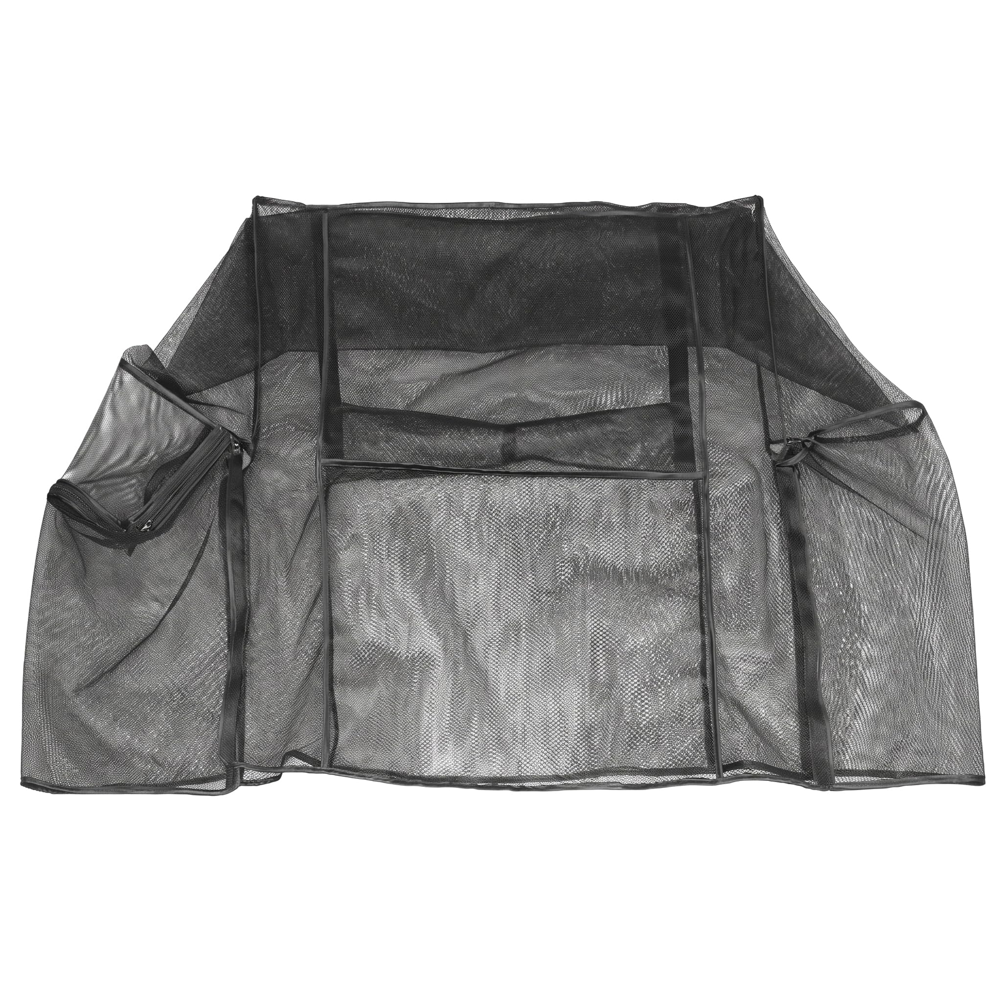 Fine Mesh Wagon Cover Sun Protection, Stroller Net Wagon Accessory for Kids Camping Wagons, Cart Cover for Outdoor, Black