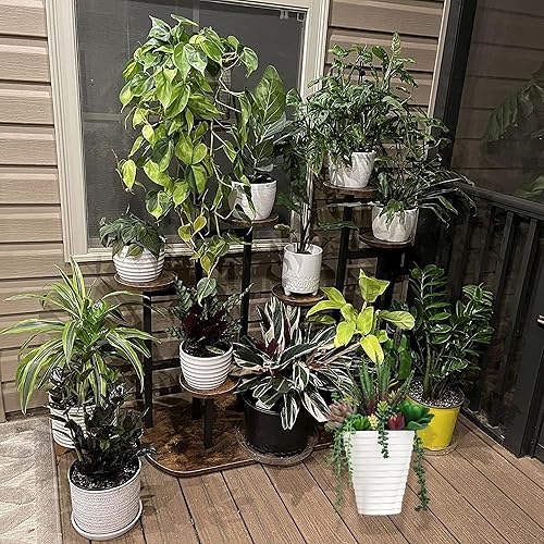 Miniatura 5 de Hualayou Hide A Key - Maceta para exteriores, caja de dinero secreta, compartimento grande e impermeable para guardar llaves, ocultando los objetos