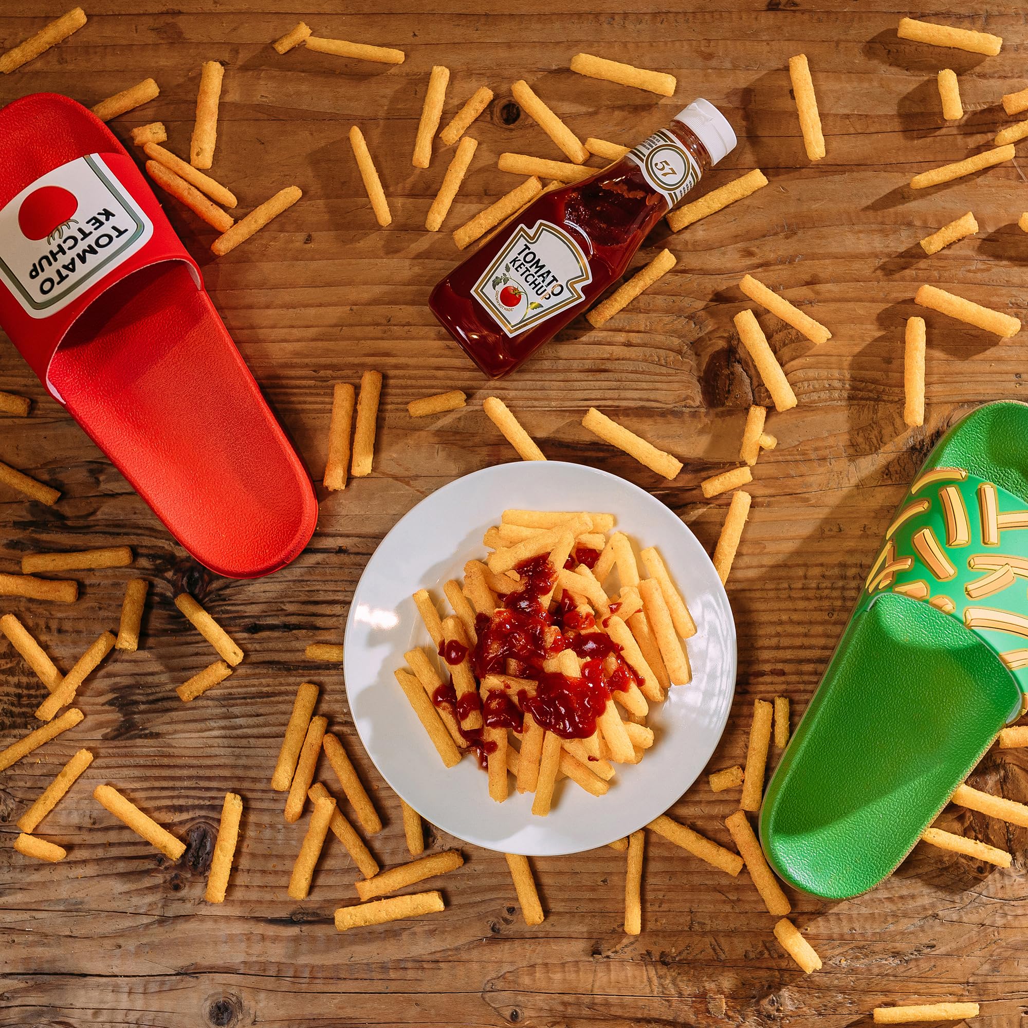 Dedoles Ciabatte & Pantofole Donna Uomo & Bambini Sandali per Spiaggia e Piscina con tanti Design Patatine Fiori Volpe Lama Nuvole Ketchup Regalo