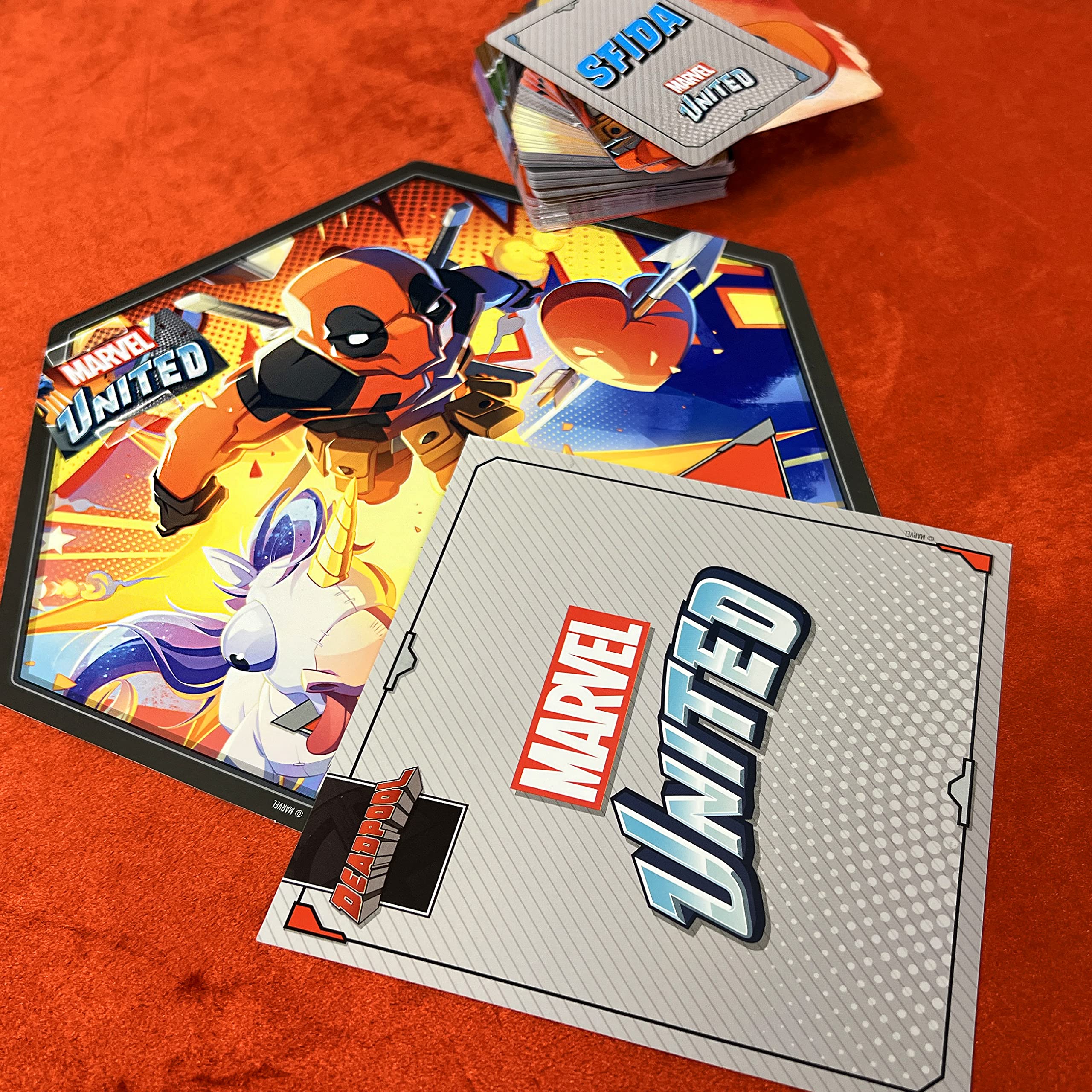 Marvel United: Deadpool - Espansione Gioco Da Tavolo Asmodee In Italiano - 3 Miniature E Carte