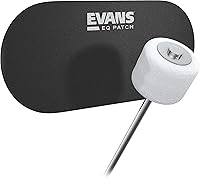 Vista 1 de Evans EQ parche doble pedal, nailon negro, EQPB2 Negro (black Nylon)
