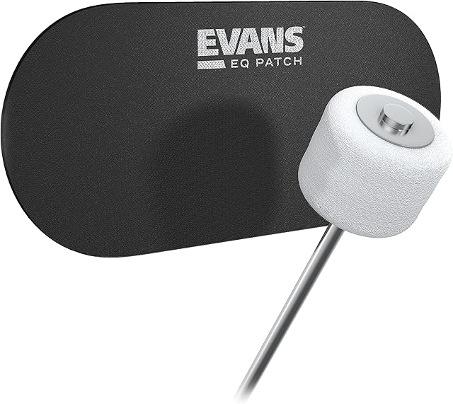 Evans EQPB2 Double Patch Black