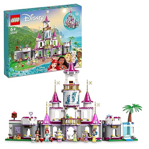 Immagine del prodotto LEGO 43205 Disney Princess Il Grande Castello delle Avventure, Edificio da Costruire a 4 Piani, Giochi per Bambini e Bambine con Mini Bamboline delle Principesse come Ariel, Rapunzel e Biancaneve