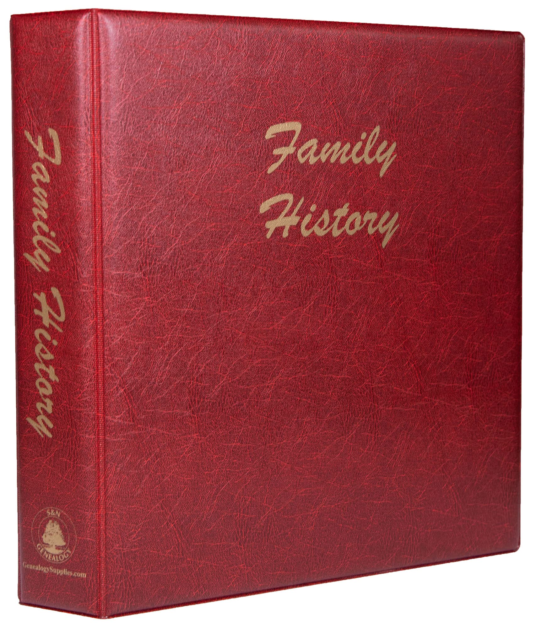 A4 Binder Family History (Burgundy)