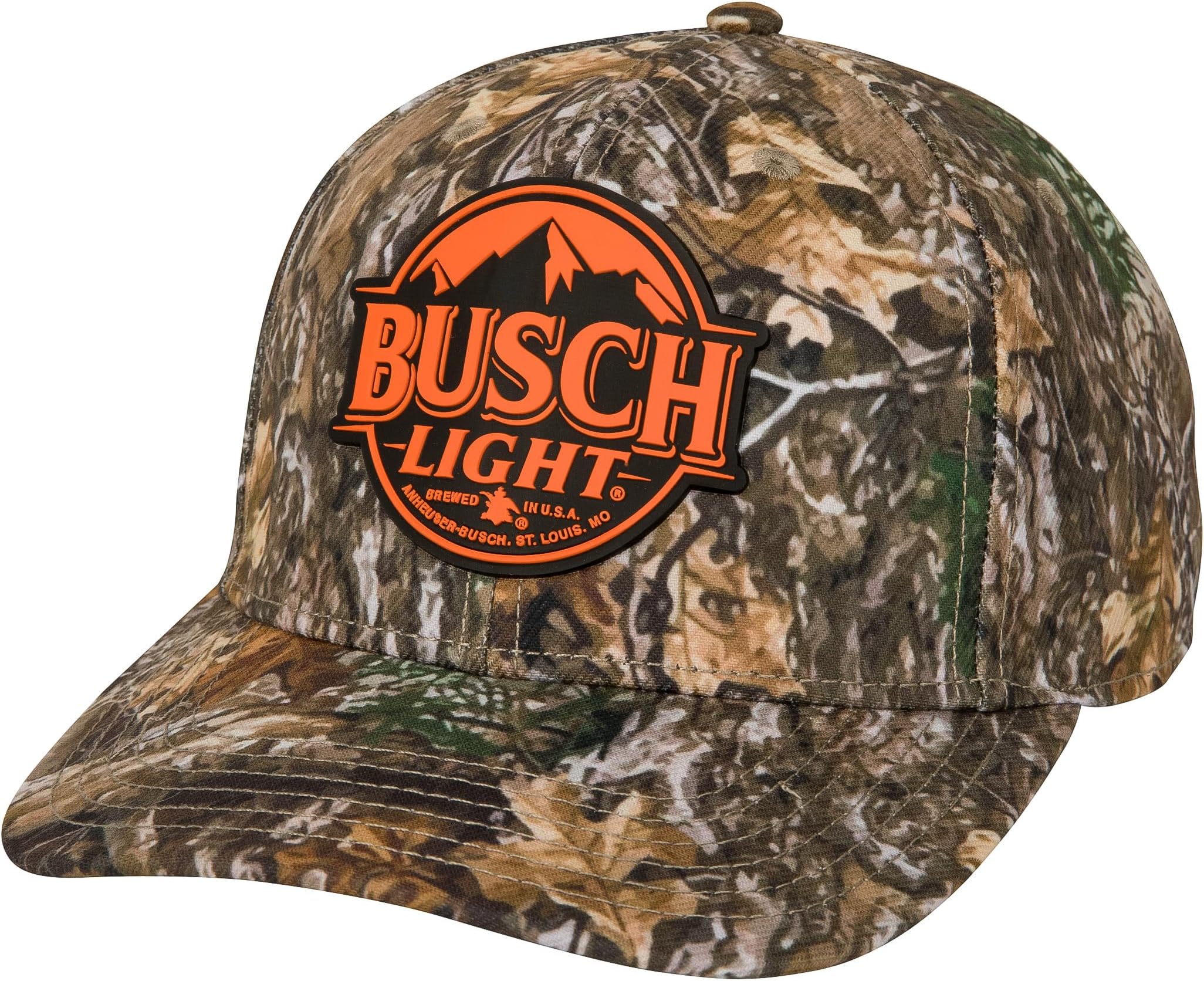 Brew City Busch Light Tree Camo Adjustable Snapback Hat
