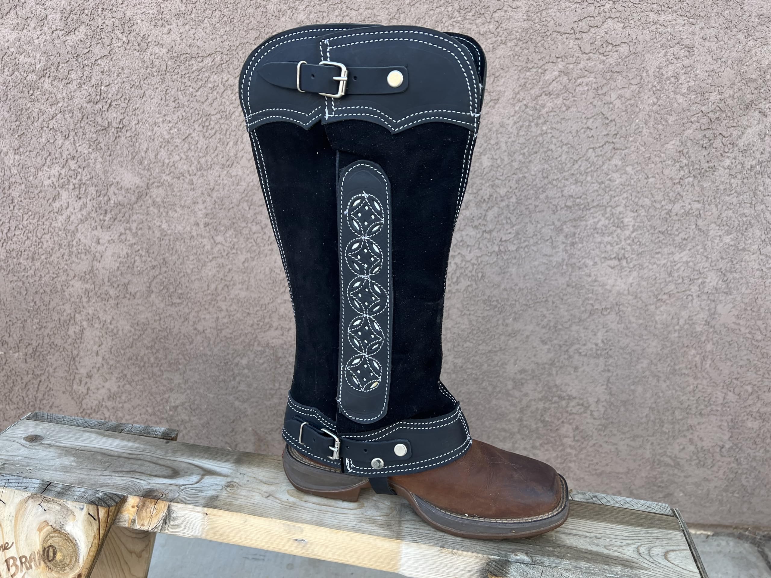 Saddle Horse Riding Short Chaps, POLAINAS Charras. Charro Horse Gear, TACK