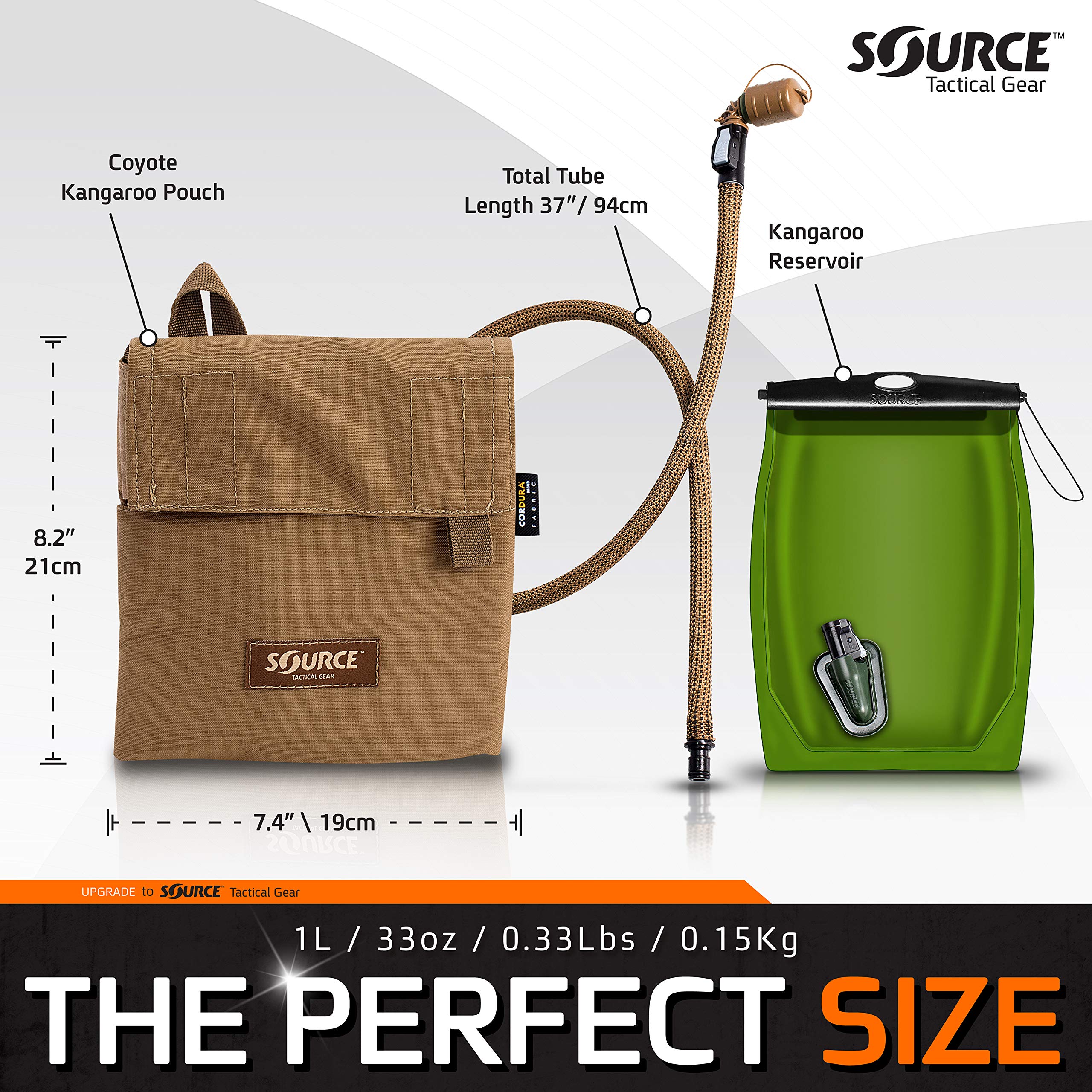 Amazon.com : Source Tactical Kangaroo 1L Collapsible Widepac