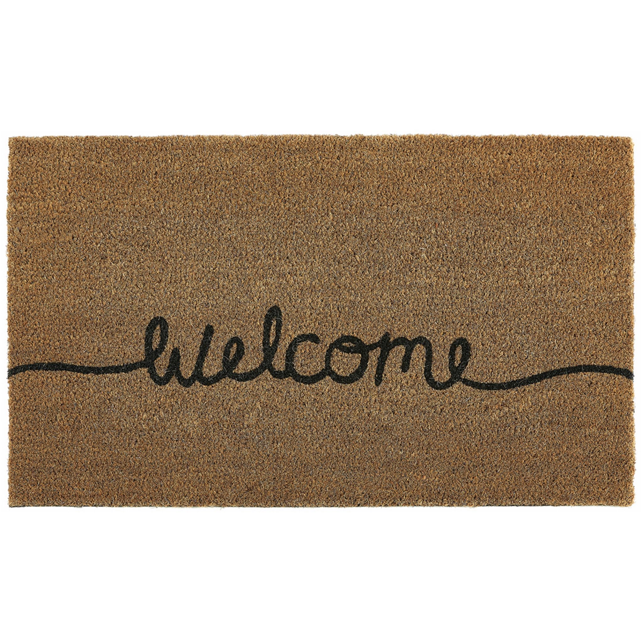 My Mat Printed Coir Doormat, Perfect for Indoor and Outdoor Use, Large Welcome Mat for Front Door, Entryway and Patio (Welcome)