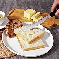 Vista 7 de Cuchillo multifunción 4 en 1 para untar mantequilla de maní, mantequilla y mermelada con facilidad Revuelve, raspa y limpia los frascos