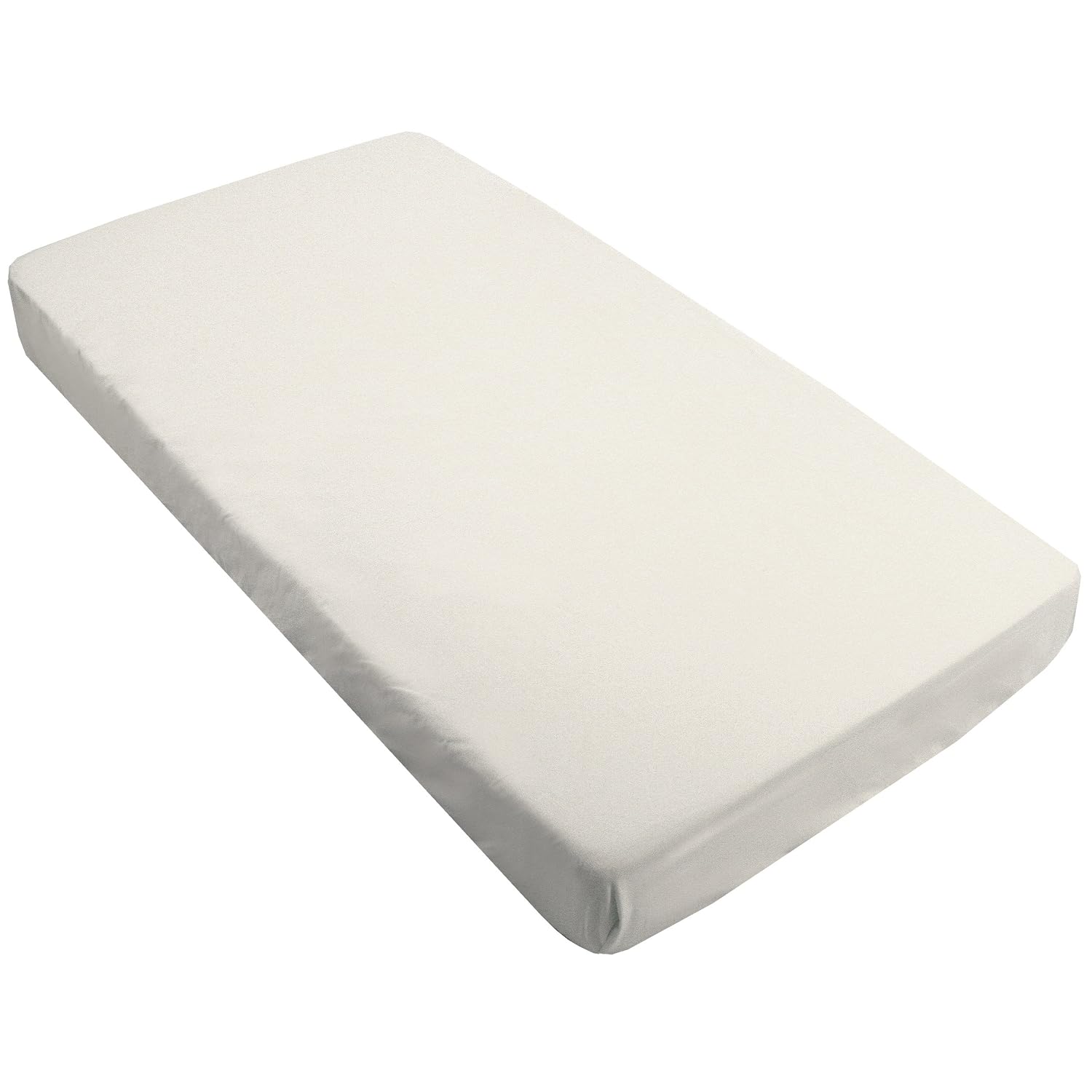 Kushies Crib Sheet Percale, Ecru