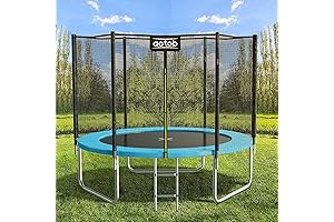 AOTOB Trampolines for Kids Age 3-10 with Safety Enclosure Net, Outdoor Trampoline...
