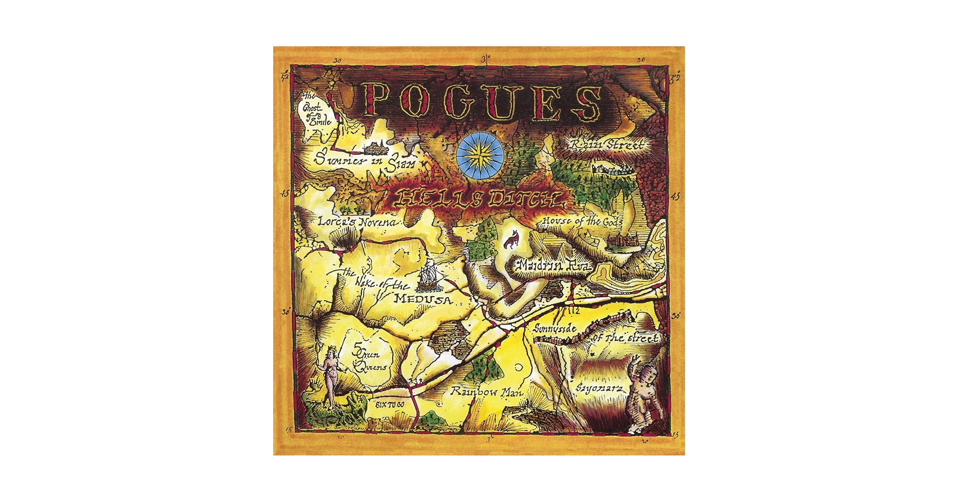 ポーグス　THE POGUES - Hell's Ditch　レコード　LP ポーグス THE POGUES - Hell's Ditch レコード LP