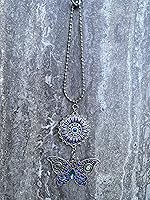 Vista 6 de LUCKBOOSTIUM Car Charm Evil Eye Keychain & Protection, Evil Eye Car Hanging Ornament, Home and Rear View Mirror Accessories