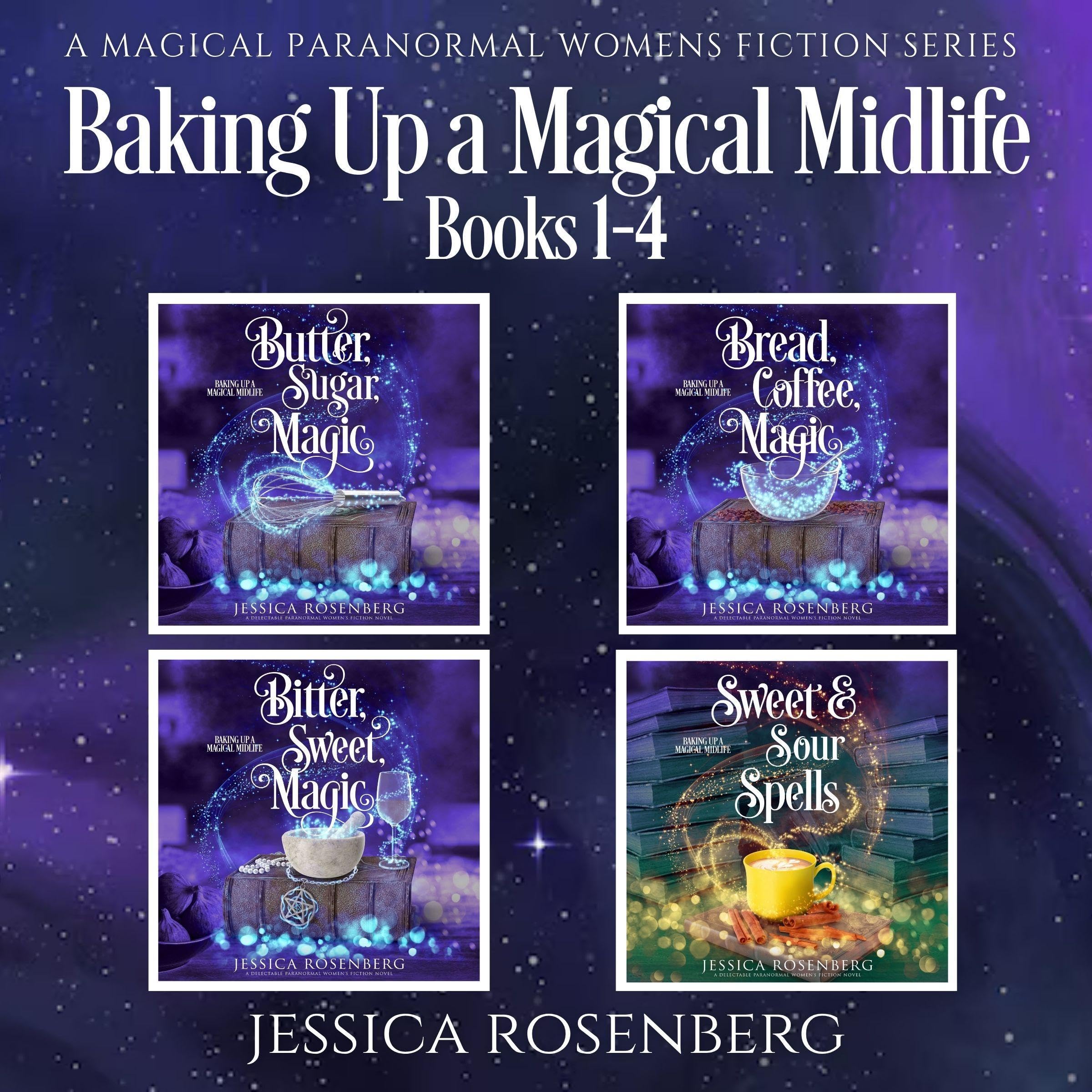 Cover art for Baking Up a Magical Midlife Books 1-4