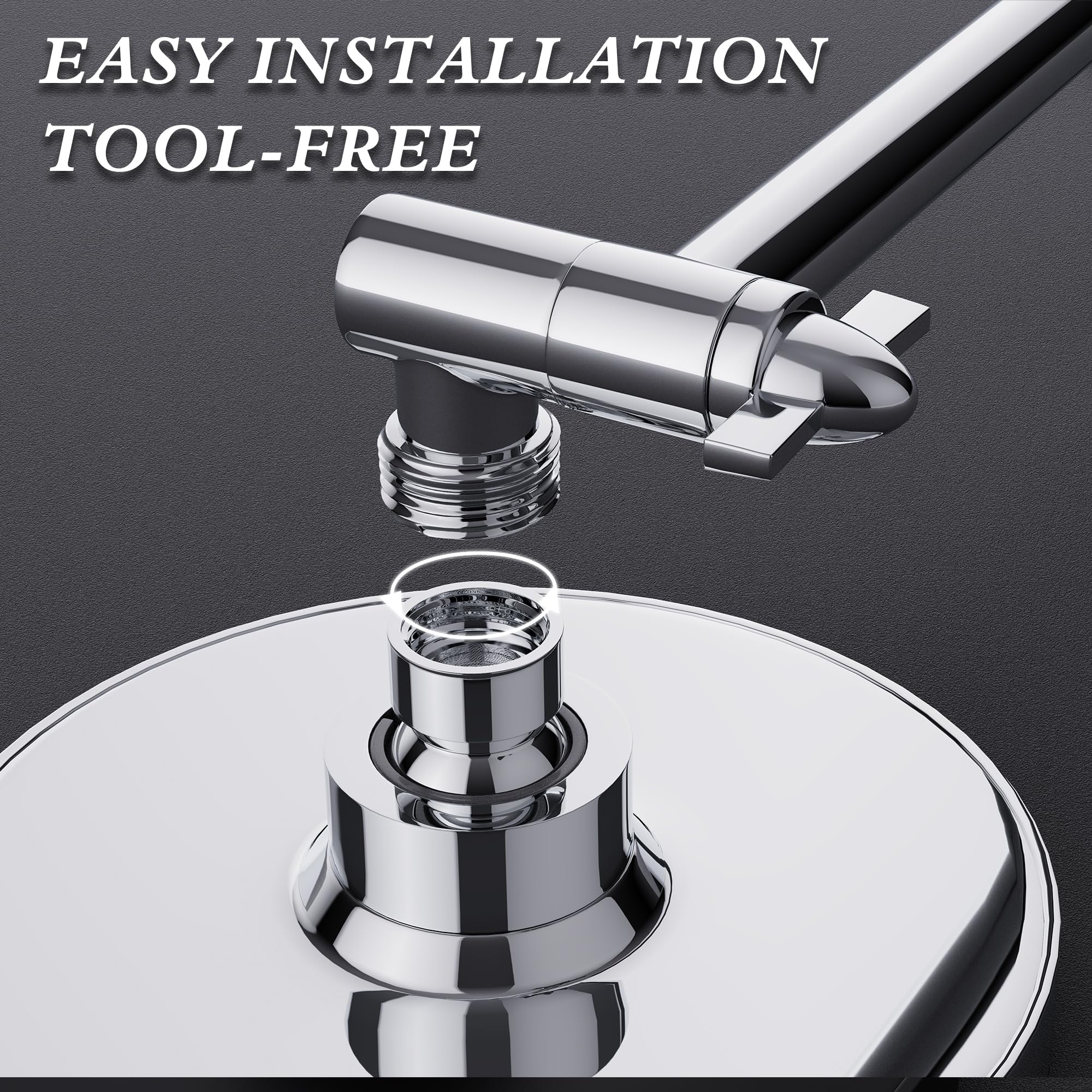 Amazon.co.jp: 6インチ シャワーヘッド クローム : ホーム＆キッチン