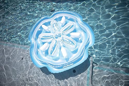 Miniatura 5 de SWIMLINE Original Inflatable Pool Float Lounger for Adults Size Circular  Lake Ocean Floating Extra Large Island Floats Series for 1-3 Multiple Kids