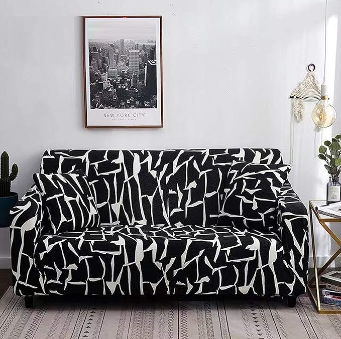 Lukzer Universal 3 Seater Sofa Cover with 2 Pillow Case 140 GSM Big