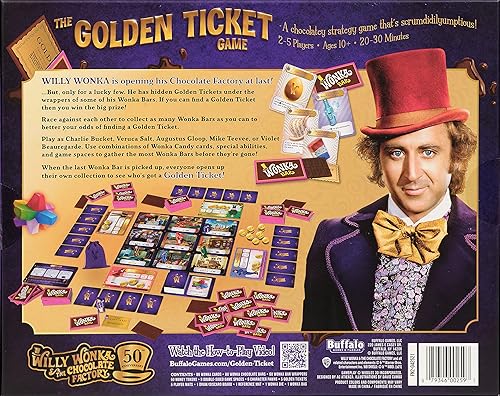 Miniatura 2 de Buffalo Games - Juego «Willy Wonka's The Golden Ticket (El Boleto Dorado)»