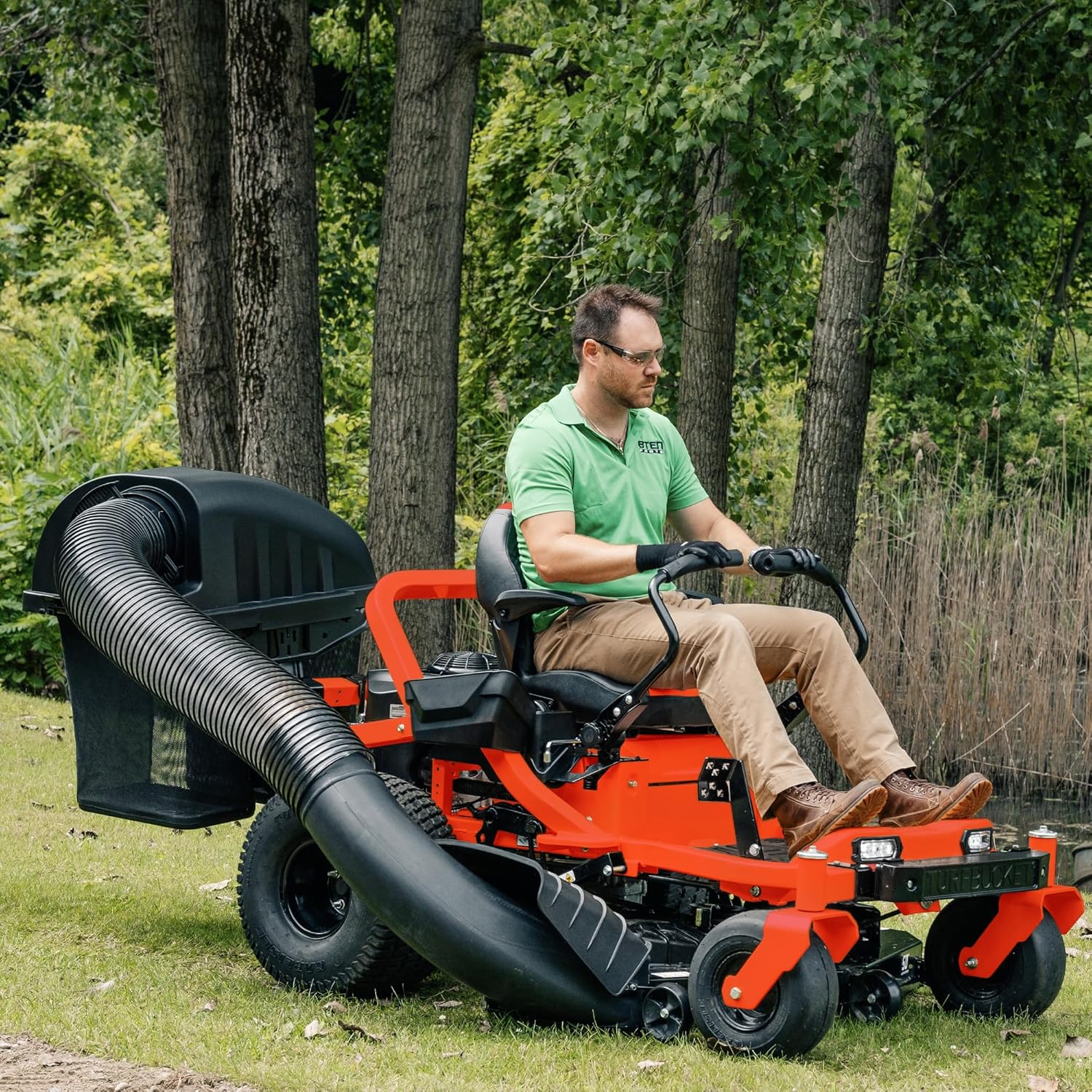 8TEN TURFBUCKET Grass Twin Bagger System for Toro Timecutter 4275C MX4275 MyRide 42 Inch FAB Deck Zero Turn