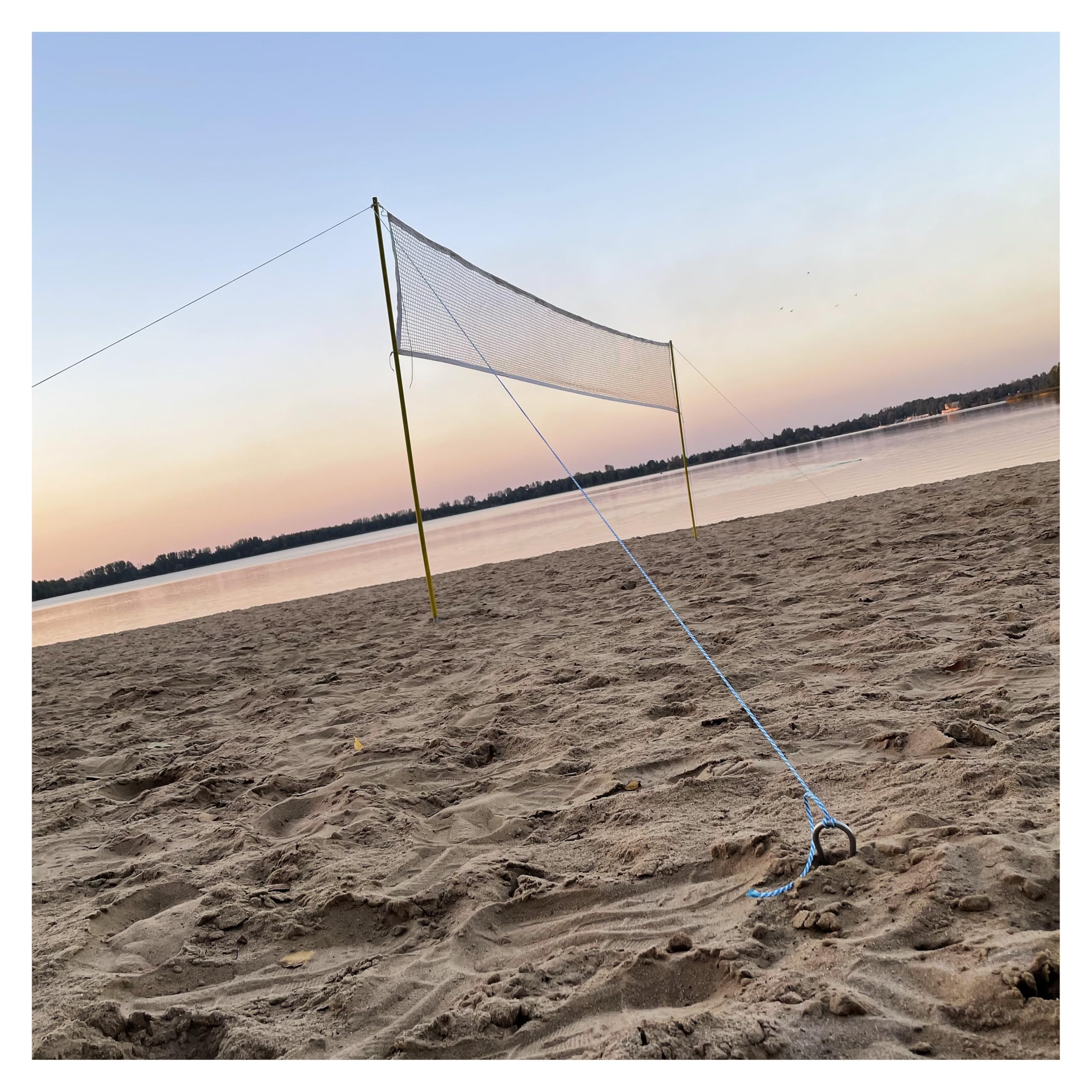 Volleyball Netz Set - Beachvolleyball - Badminton - Tennis, Feldlinien 6×12 m Parent