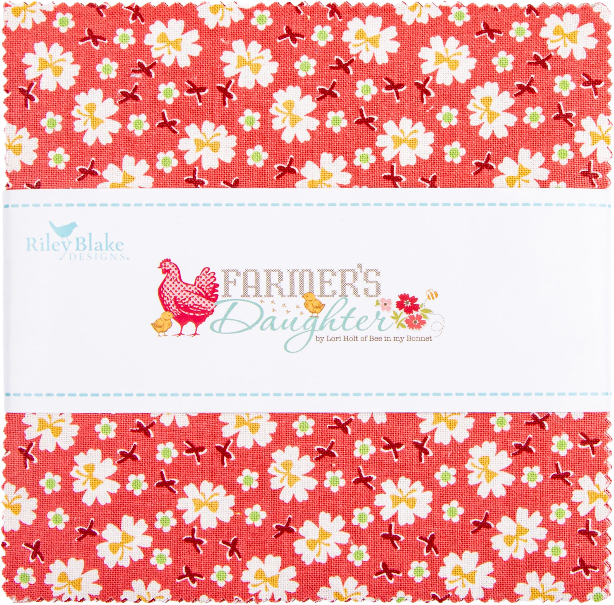 Lori Holt Farmer's Daughter 5" Stacker 42 5-inch Squares Charm Pack Riley Blake Designs 5-17160-42