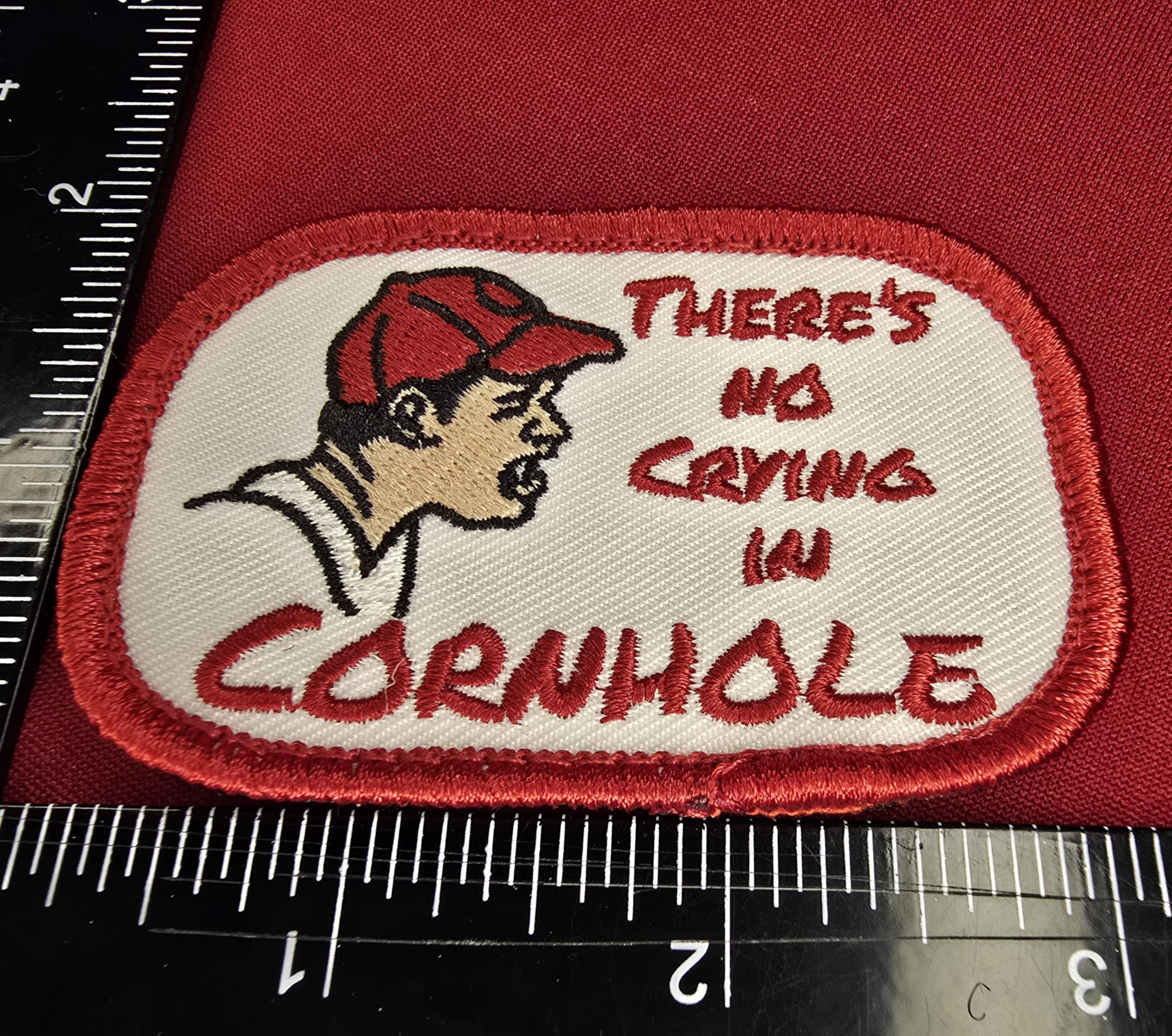 Funny Cornhole Patch Four Bags In AIRMAIL Agent F.B.I. Badge Hook Backing For Cornhole Bags/Backpacks FBI Shield Police Fire Gold Award Gift Bean Bag Toss