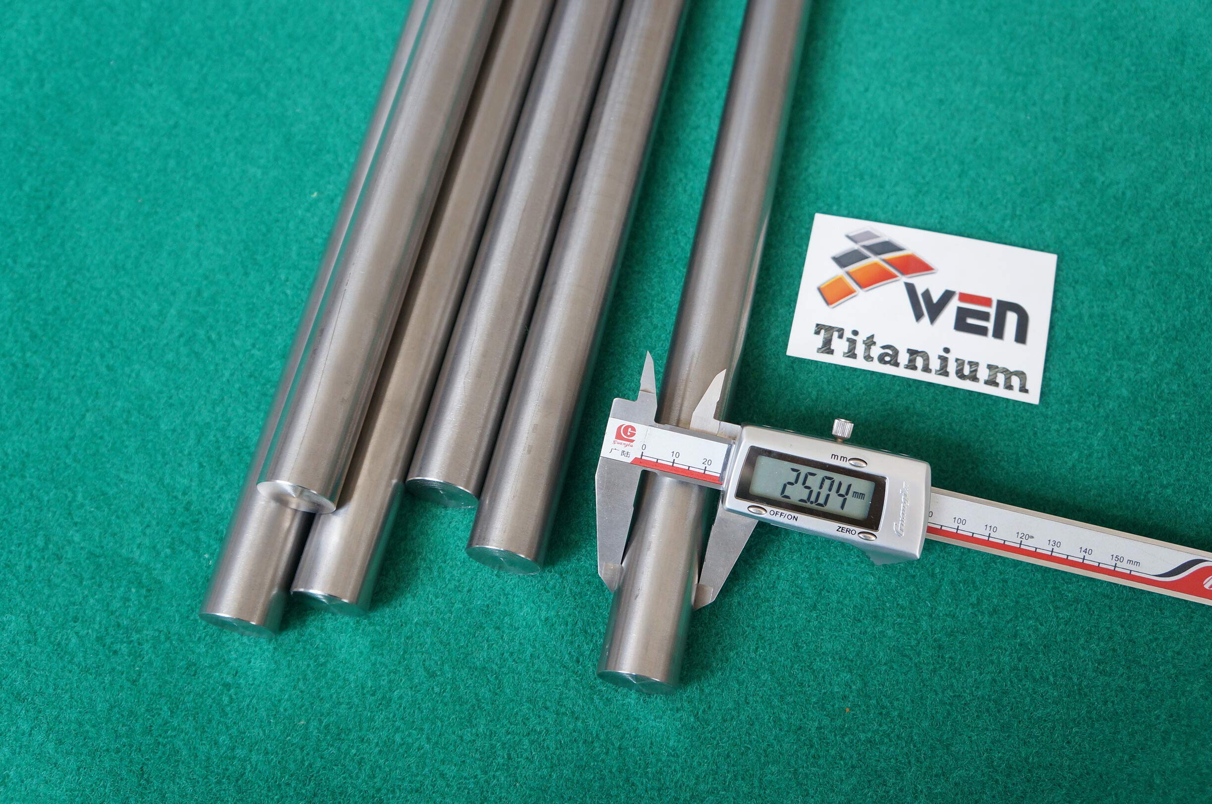 Titan Rundstab Grade 5 Rundstange [ Ø 17mm - Ø 55mm ] Titanstäbe Titanium 6al-4v Gr.5 Vollwelle B348 titanstã be (Ø 20mm x 150mm Länge)
