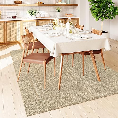 Miniatura 270 de Collive - Tapete de 27 x 43 pulgadas, lavable a máquina, para interiores y exteriores, de bajo perfil, suave algodón tejido a mano, para baño