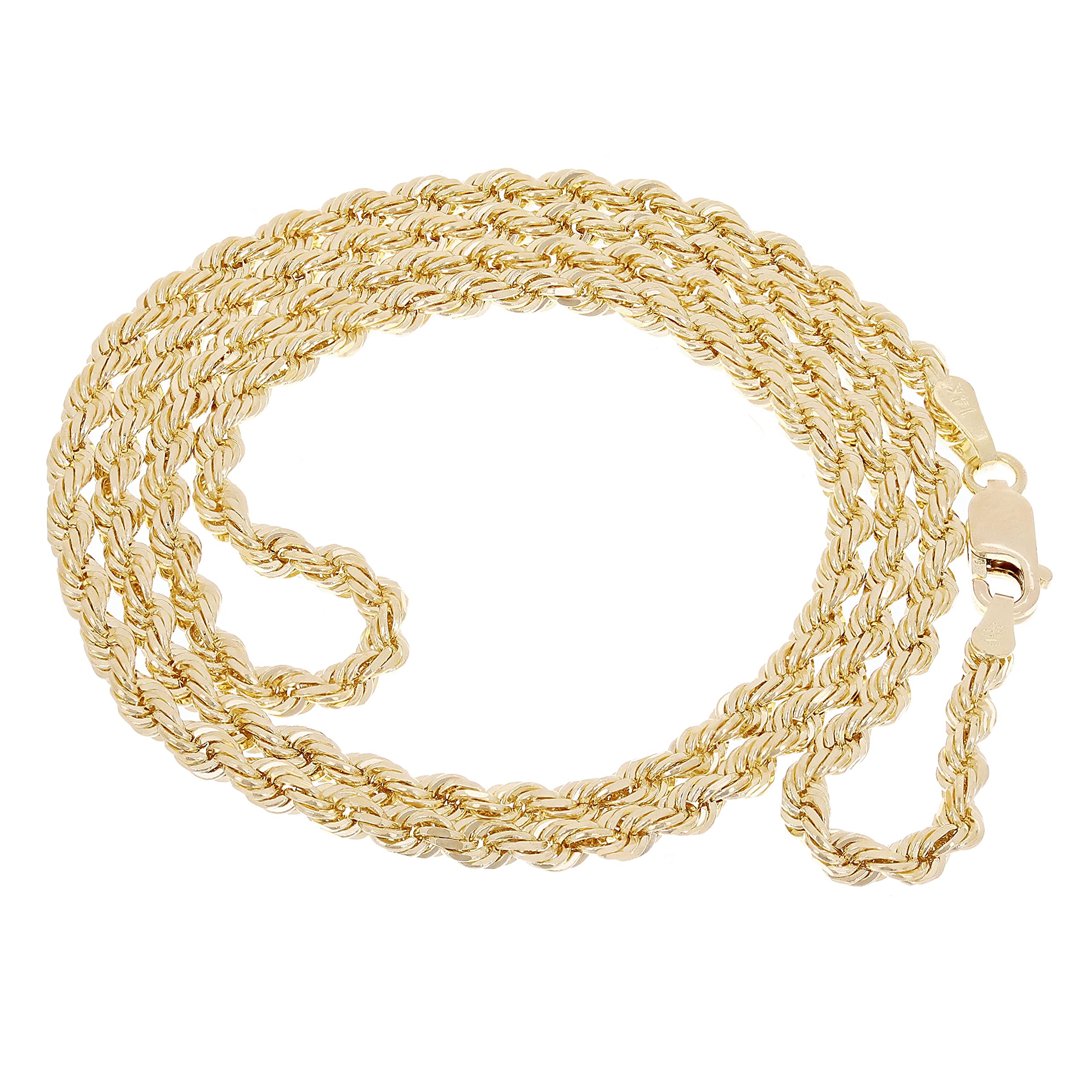 Solid 14k Gold Rope Chain from Gold & Diamond Direct