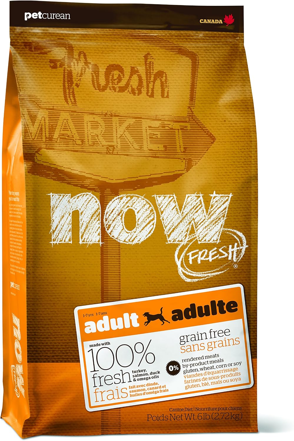 Now! Petcurean Fresh Grain Free Adult Dog Food, 6 lb Bag