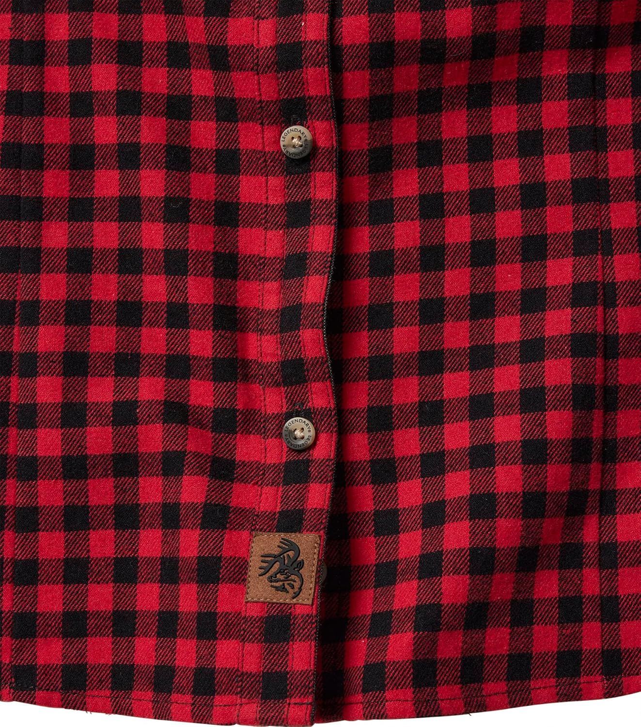 Legendary Whitetails Women’s Long Sleeve Plaid Flannel Button Up Shirt 100% Cotton - Image 6