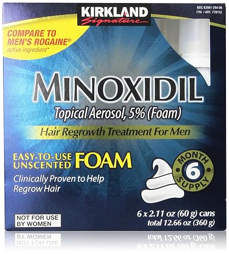 Minoxidil en espuma Kirkland Signature 211 onzas 15libras