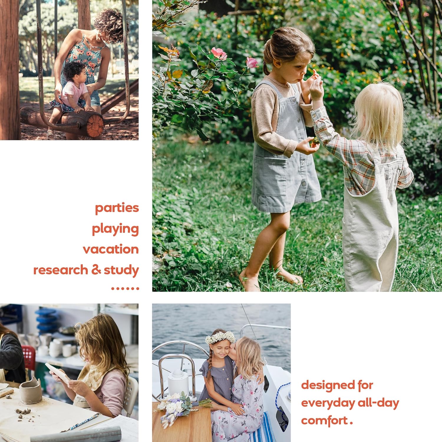 FLYFUPPY Girls Sandals Strappy Open Toe Outdoor Flats with Hook and Loop Kid Summer Shoes for Girls - Image 2